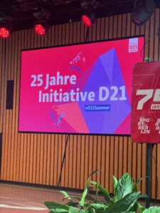 Die D21 feiert 25-jähriges Bestehen und Sommerfest.